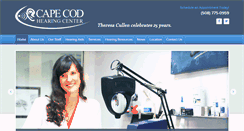 Desktop Screenshot of capecodhearing.com